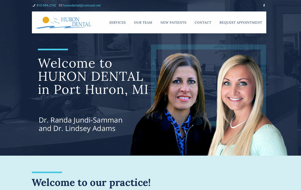 Huron Dental Website