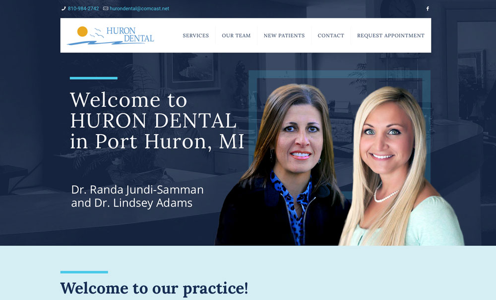 Huron Dental Website